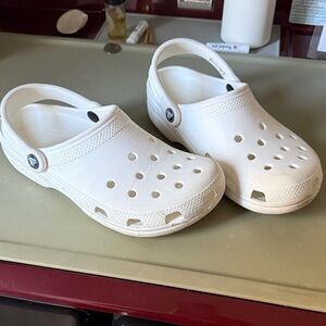 CROCS Classic White Clogs